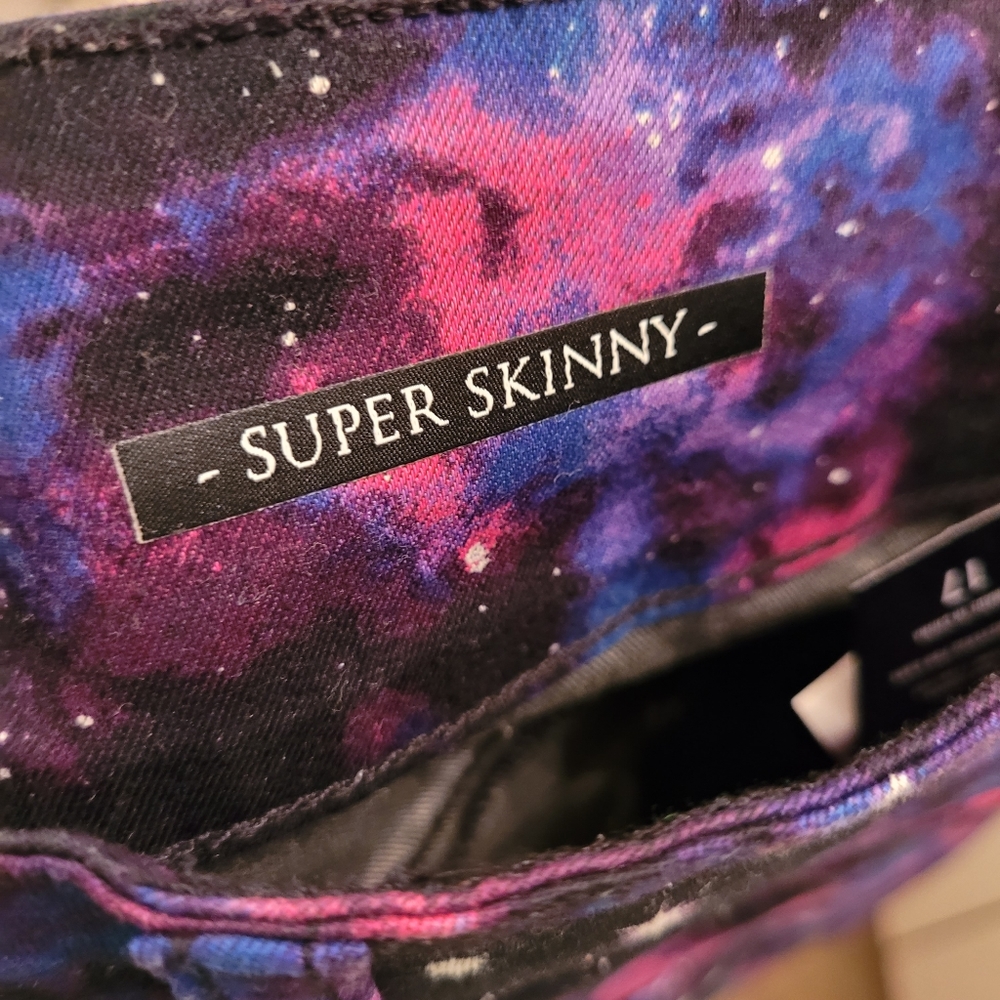 HotTopic BlackHeart Galaxy Pants